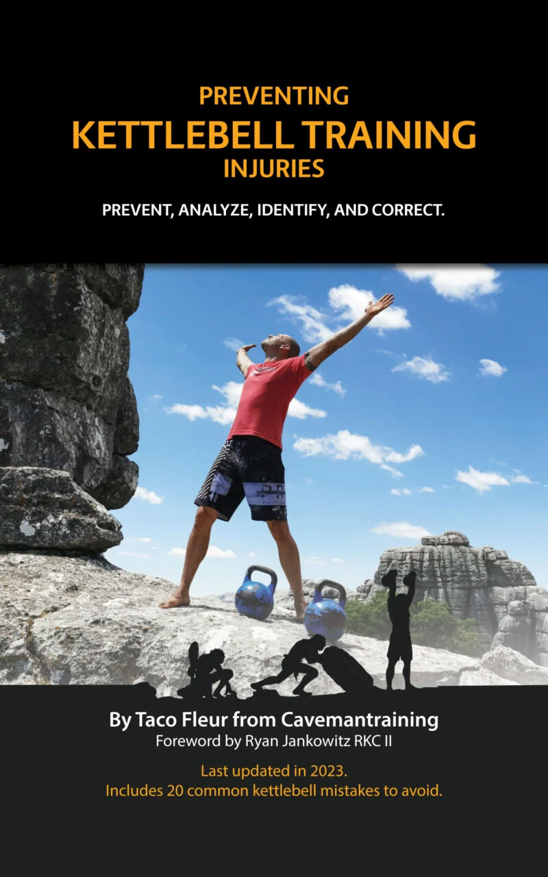 Preventing Kettlebell Training Injuries book cover by Taco Fleur